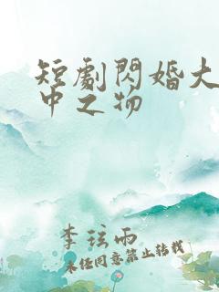 短剧闪婚大佬掌中之物