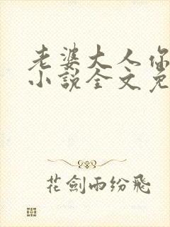 老婆大人你好乖小说全文免费阅读