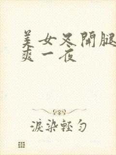 美女叉开腿让我爽一夜