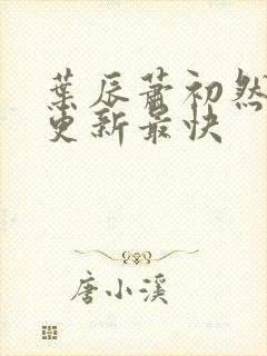 叶辰萧初然免费更新最快