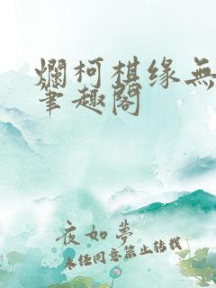 烂柯棋缘无弹窗笔趣阁