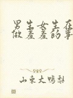 男生女生在床上做羞羞的事