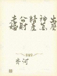 老公精神出轨离婚财产怎么分