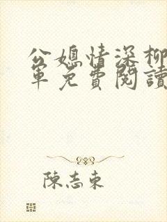 公媳情深柳红陈军免费阅读笔趣阁