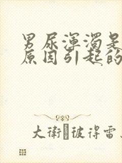 男尿浑浊是什么原因引起的