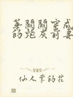 华阙阙穿成男主的炮灰前妻杜窈窈txt