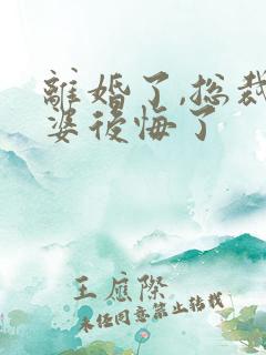 离婚了,总裁老婆后悔了