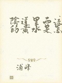 阴道里面流出来的黄水是怎么回事