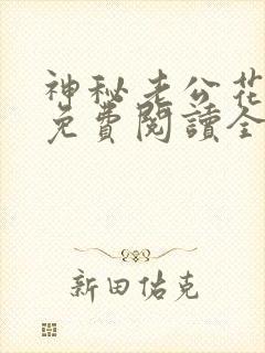 神秘老公花式宠免费阅读全文