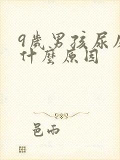 9岁男孩尿床是什么原因