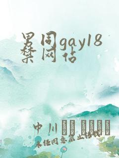 男同gay18禁网站