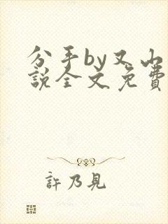 分手by又山小说全文免费阅读