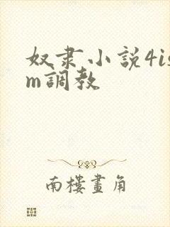 奴隶小说4ism调教