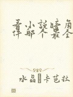 看小说暗角的软件哪个最全且免费