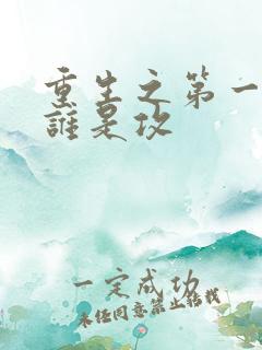 重生之第一秘书谁是攻