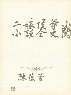 二嫁侯爷小娇妻小说全文阅读