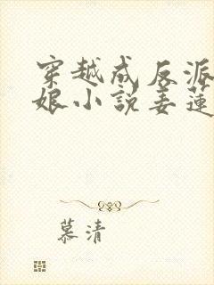 穿越成反派的后娘小说姜莲珠