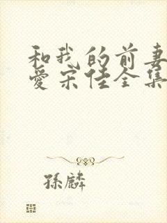 和我的前妻谈恋爱宋佳全集