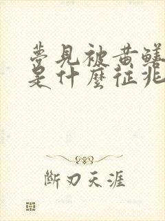 梦见被黄鳝咬了是什么征兆周公解梦