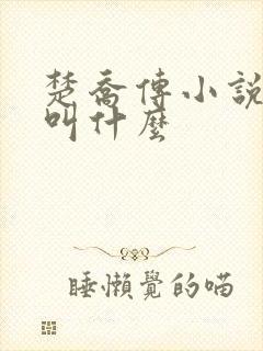 楚乔传小说原著叫什么