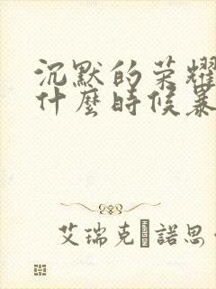 沉默的荣耀聂曦什么时候暴露的