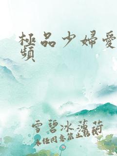 极品少妇爱爱视频