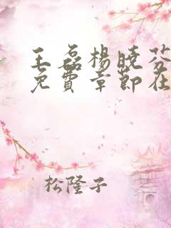 王磊杨晓芬后妈免费章节在线阅读小说