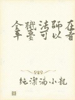 全职法师在哪个平台可以看