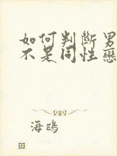 如何判断男的是不是同性恋