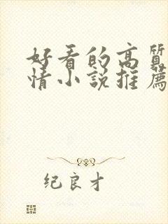 好看的高质量言情小说推荐