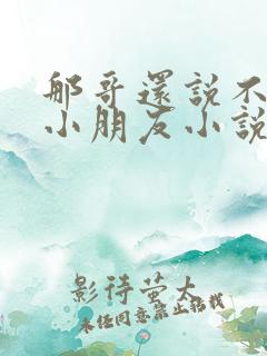 那哥还说不喜欢小朋友小说在线阅读