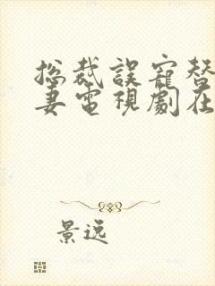 总裁误宠替身甜妻电视剧在线看