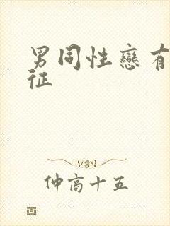 男同性恋有啥特征