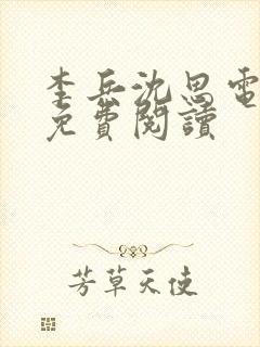 李兵沈思电子书免费阅读