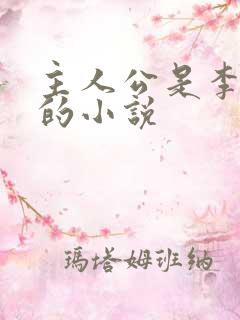 主人公是李晚晴的小说