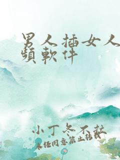 男人插女人的视频软件