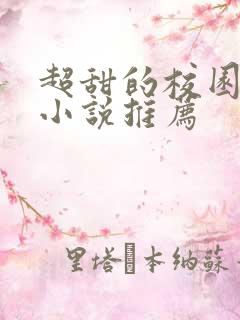 超甜的校园恋爱小说推荐