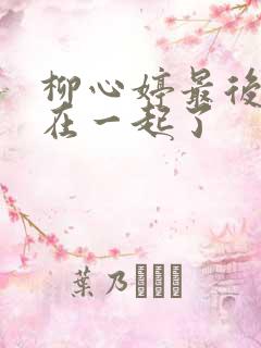 柳心婷最后和谁在一起了