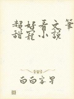 超好看文笔好的甜宠小说