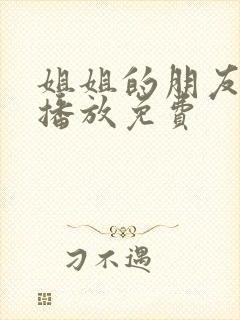 姐姐的朋友在线播放免费