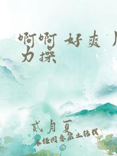 啊啊 好爽 用力操