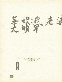 华娱:我老婆是大明星