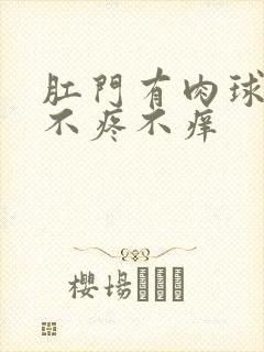 肛门有肉球脱出不疼不痒