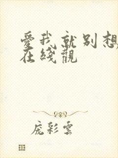 爱我就别想太多在线观