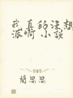 我真的没想当反派啊 小说