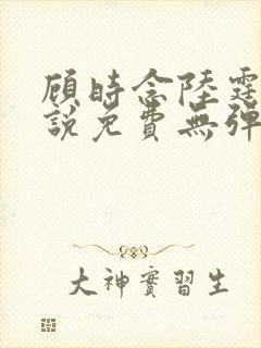 顾时念陆霆骁小说免费无弹窗