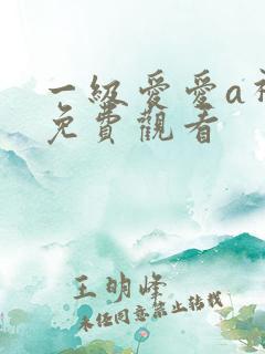 一级爱爱a视频免费观看