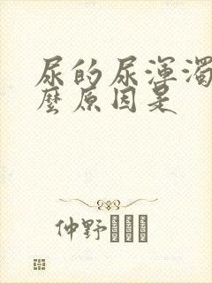 尿的尿浑浊是什么原因是