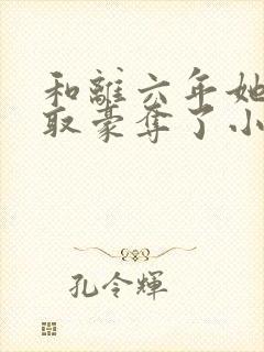 和离六年她被强取豪夺了小说