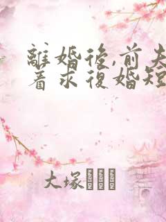 离婚后,前夫哭着求复婚短剧免费观看